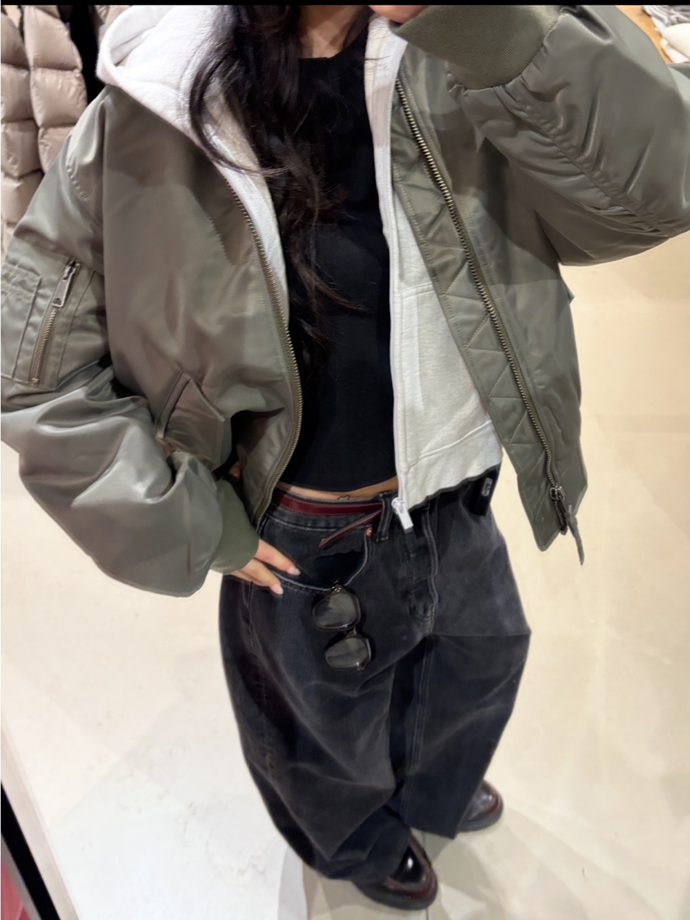 Uniqlo Khaki Bomber